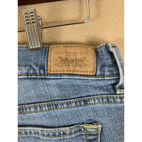 Levi's Jeans Women's 6L (28x31) Long Blue 515 Denim Mid Rise Bootcut Pants Rodeo - Picture 6 of 12